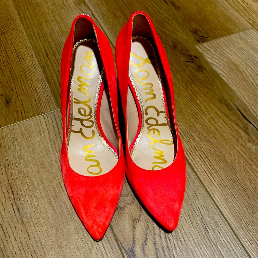 Red Sam Edelman High Heel Shoes size 6.5